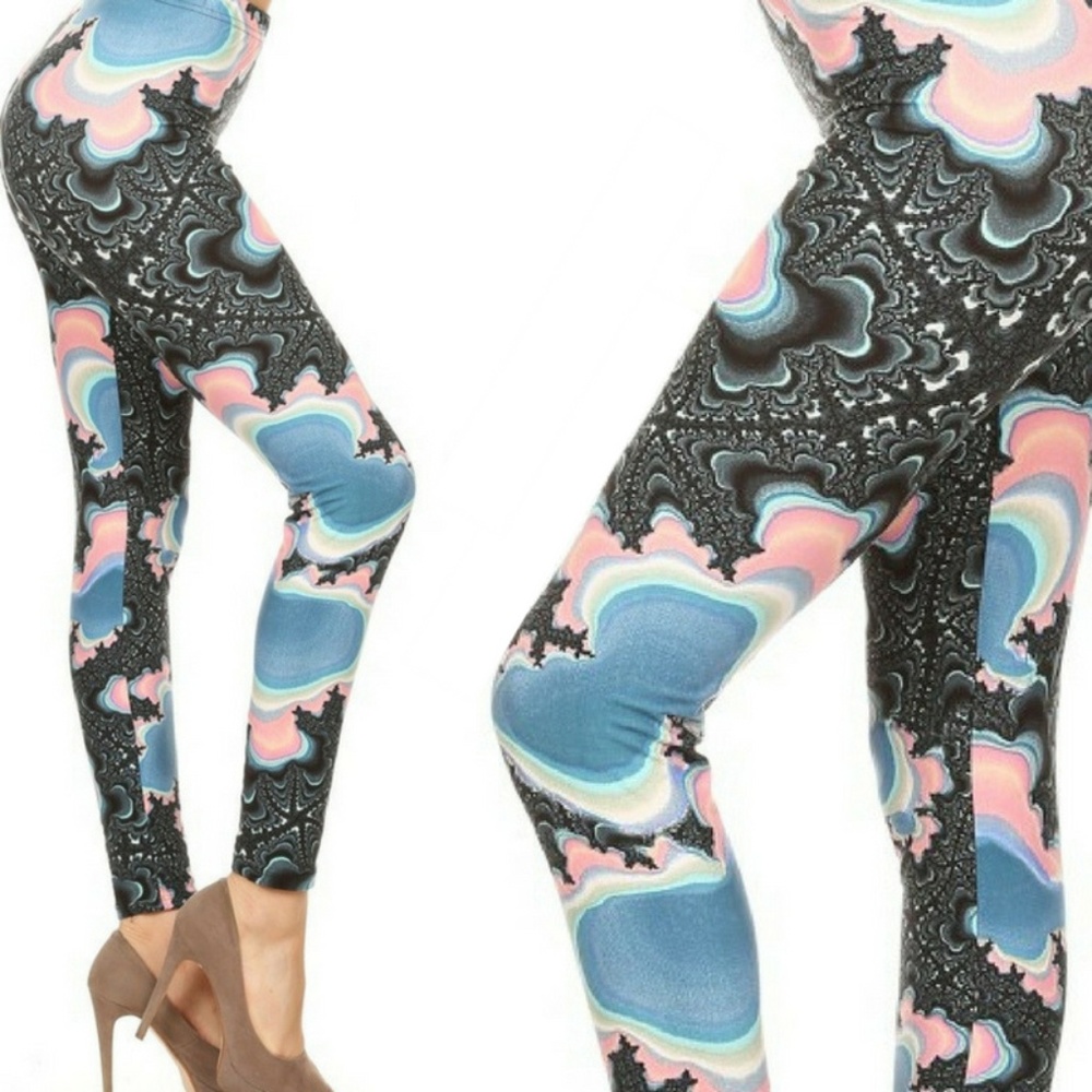 OS Leggings - Wicked Soft Painting the Town Blue